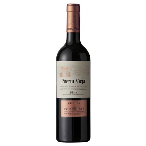 Puerta Vieja Crianza Seleccion Bodegas Riojanas 75cl - Spanish Red Wine - Fast Shipping